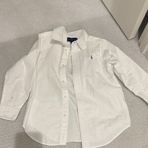 Polo by Ralph Lauren Kids Classic White Button Down Shirt